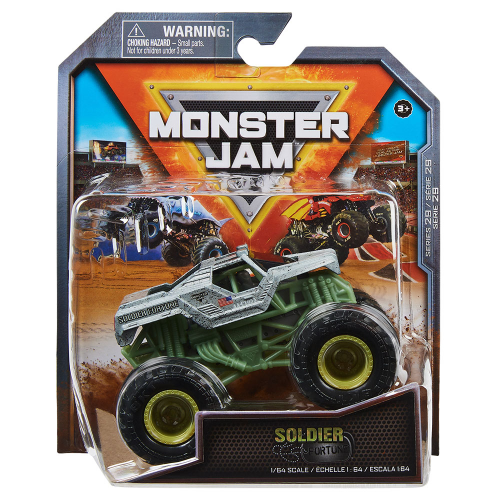 VEHICULO MONSTER JAM A ESCALA TRUE METAL VULCANITA - Imagen 2